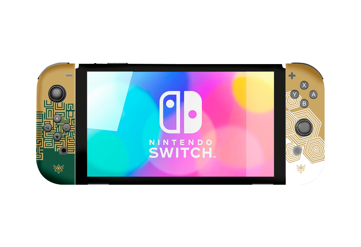 Zelda Tears of the kingdom Skin Nintendo Switch OLED (2021) Xonebrand