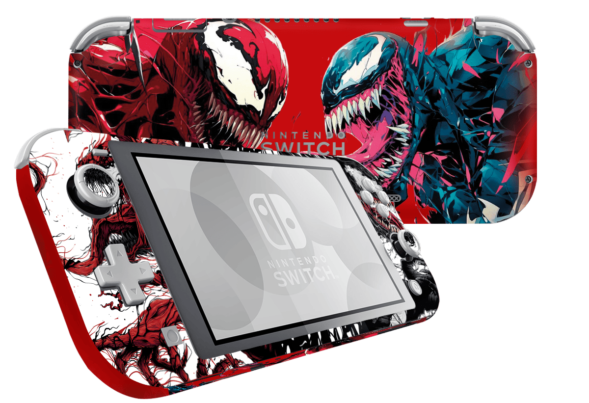 Venom &amp; Carnage Nintendo Switch Lite Skin