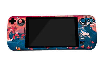 Pokemon Gyarados Steam Deck Handheld Gaming Computer Skin