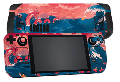 Pokemon Gyarados Steam Deck Handheld Gaming Computer Skin