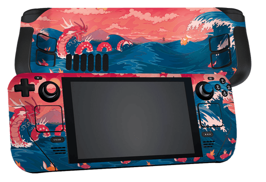 Pokemon Gyarados Steam Deck Handheld Gaming Computer Skin