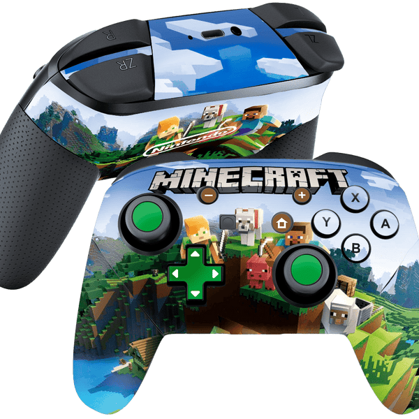 Minecraft Skin Nintendo Switch Pro Controller Xonebrand
