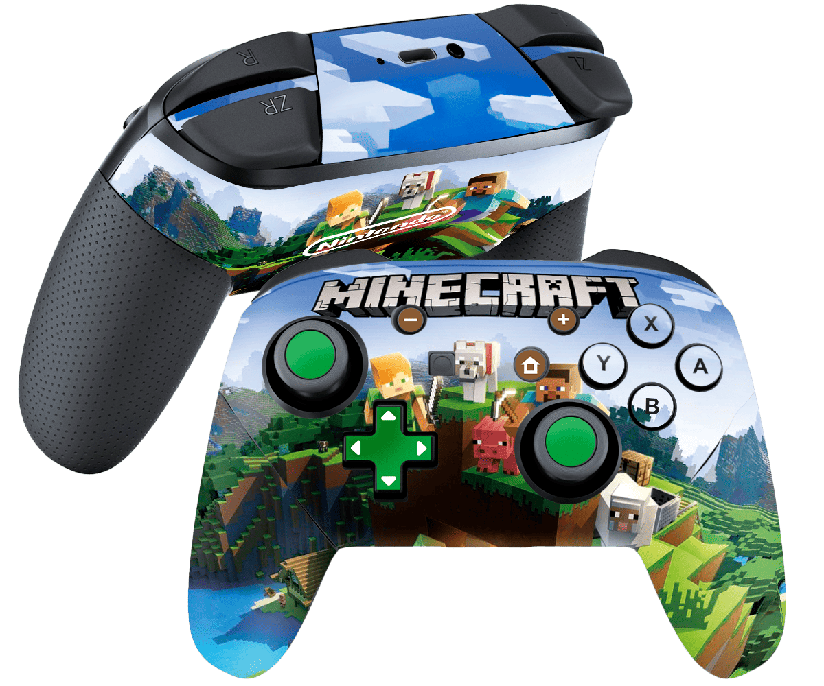 Minecraft Skin Nintendo Switch Pro Controller Xonebrand