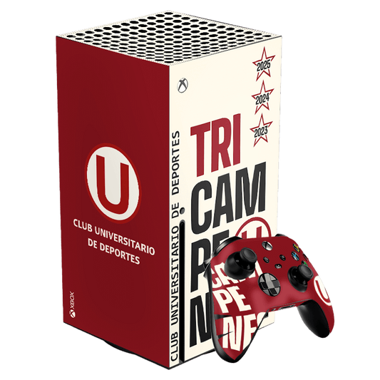 Universitario Xbox Series X Skin Xonebrand
