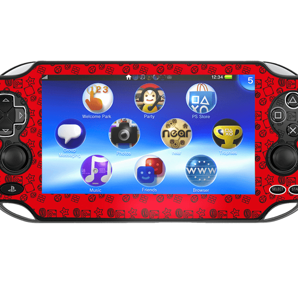 Mario Bros Skin Playstation Portable PSVita Fat