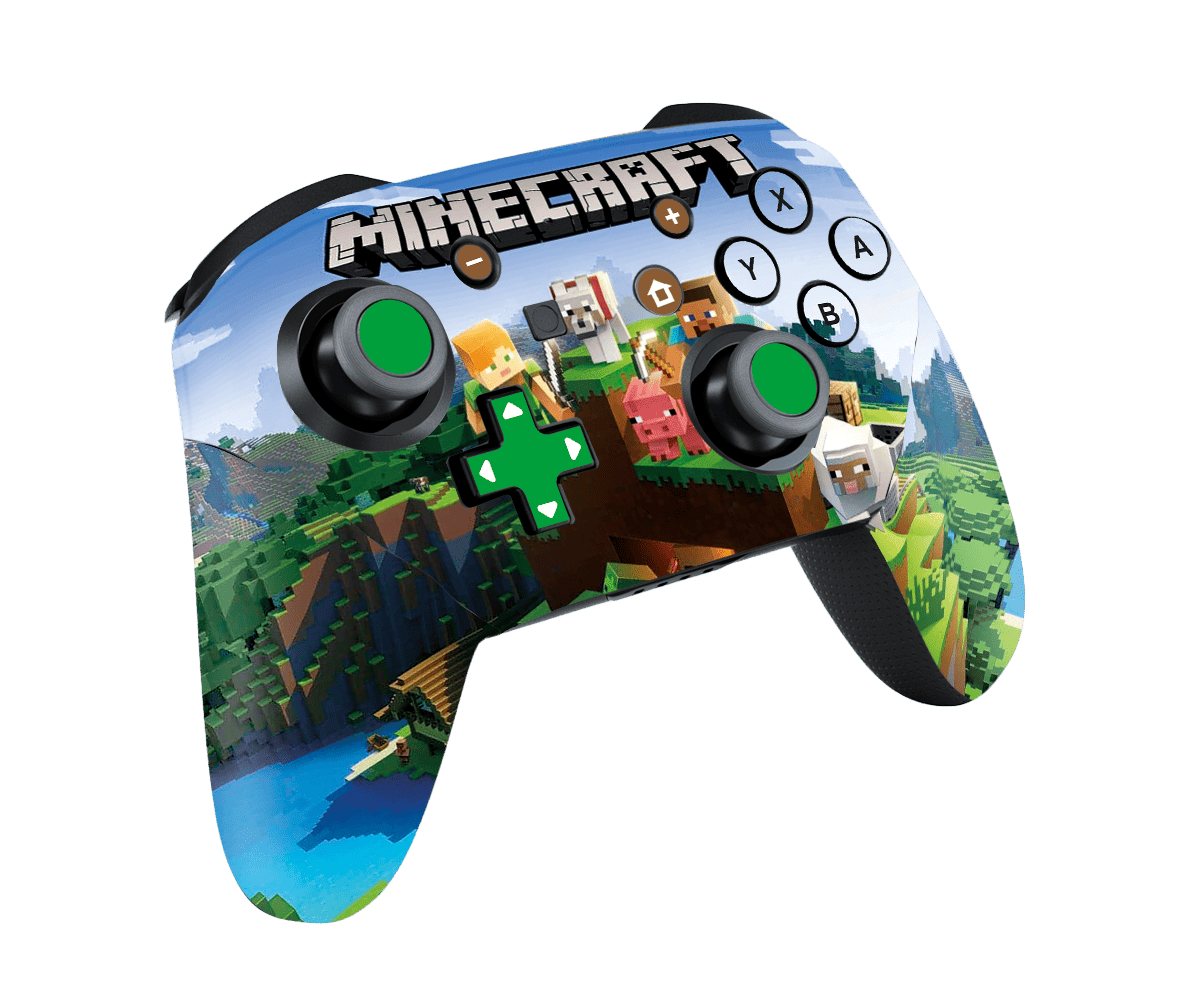 Minecraft Skin Nintendo Switch Pro Controller Xonebrand