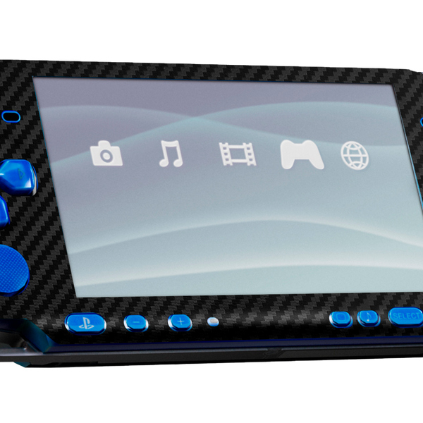 Fibra Carbono Negro Skin Playstation Portable (PSP)