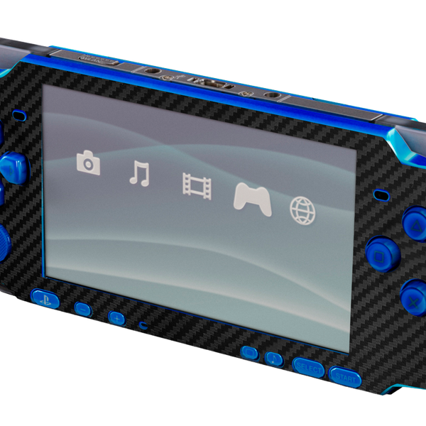 Fibra Carbono Negro Skin Playstation Portable (PSP)