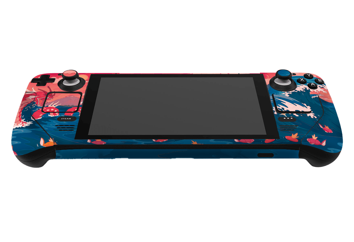 Pokemon Gyarados Steam Deck Handheld Gaming Computer Skin