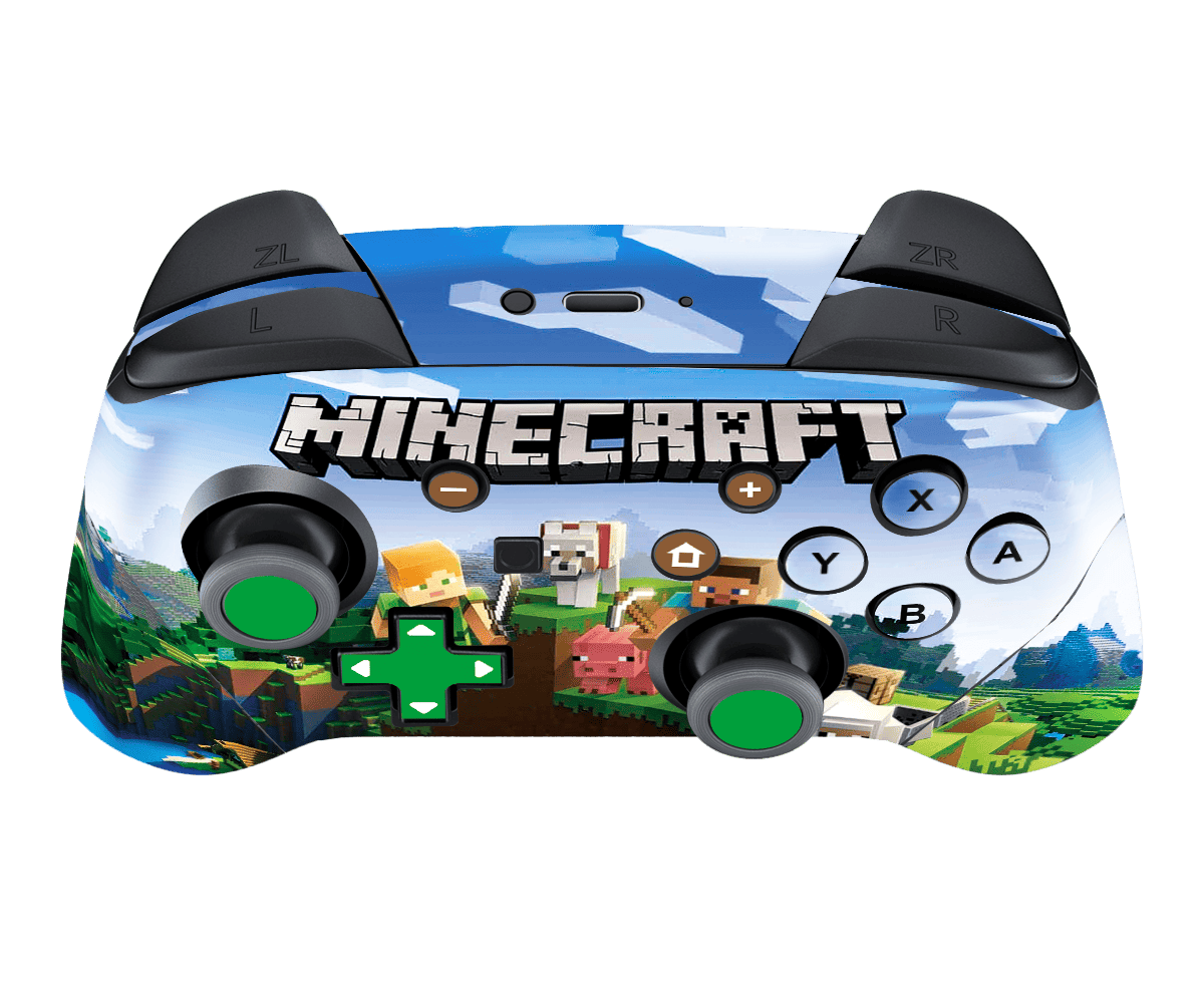 Minecraft Skin Nintendo Switch Pro Controller Xonebrand