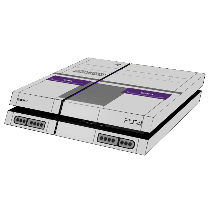 SNES Skin Playstation 4 Fat