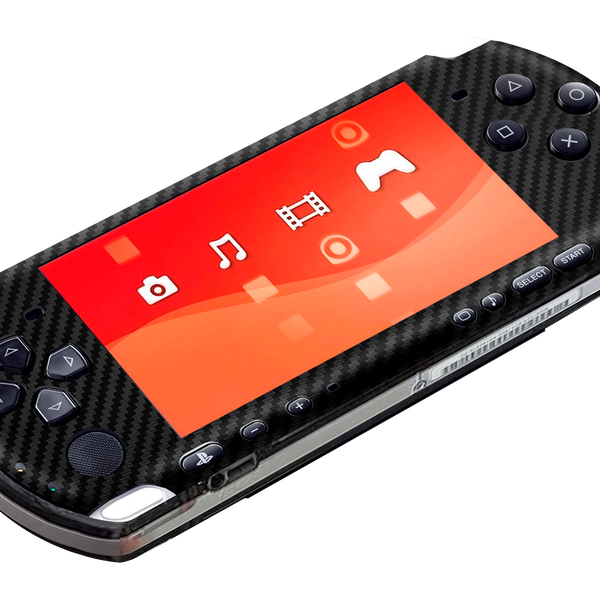 Fibra Carbono Negro Skin Playstation Portable (PSP)