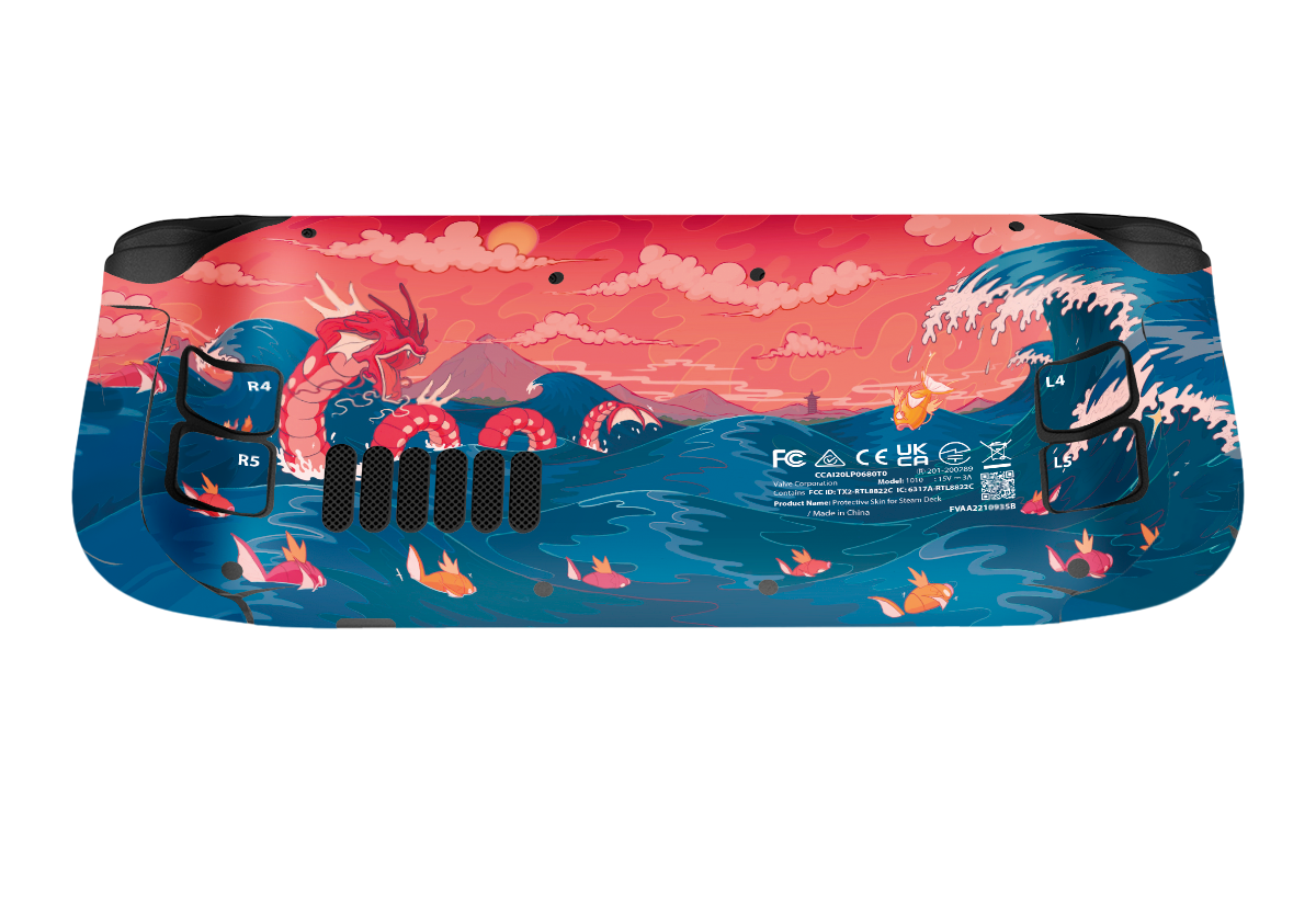 Pokemon Gyarados Steam Deck Skin Xonebrand