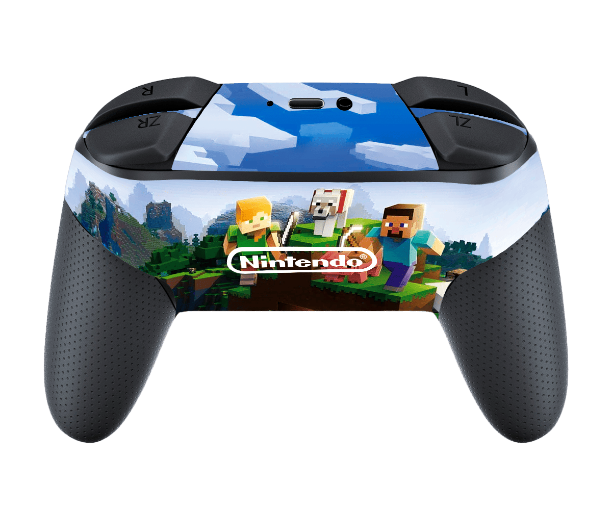 Minecraft Skin Nintendo Switch Pro Controller Xonebrand