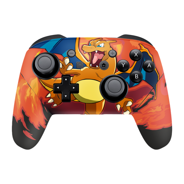 Pokemon Charizard Skin Nintendo Switch Pro Controller