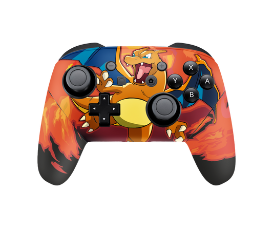 Pokemon Charizard Skin Nintendo Switch Pro Controller