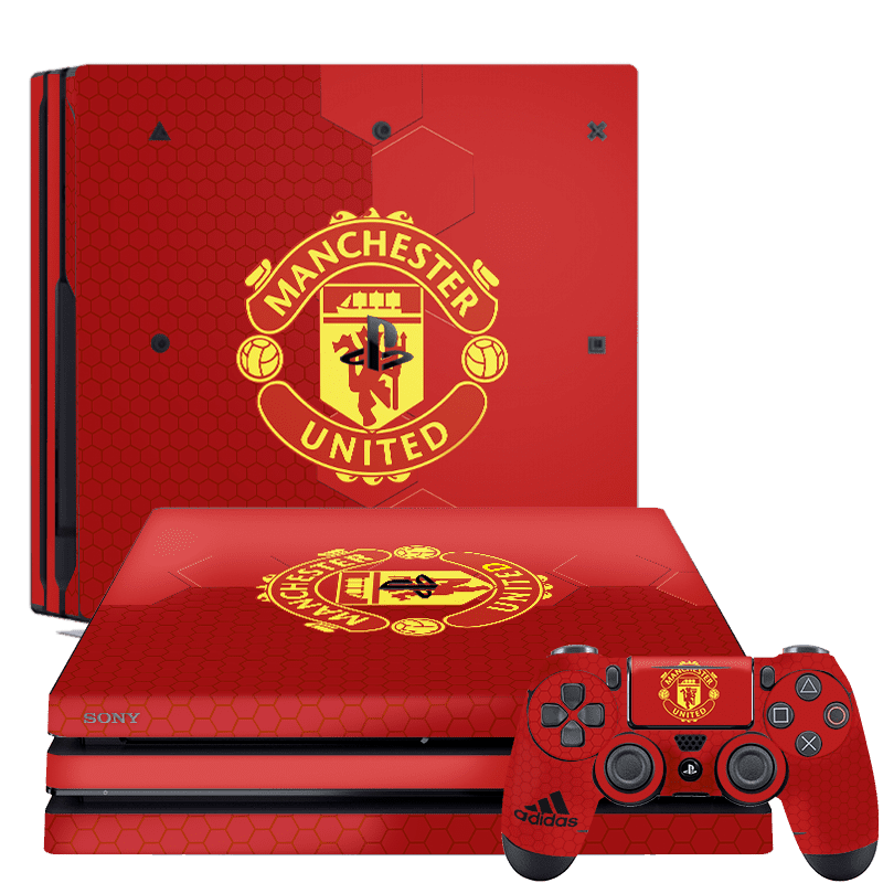 Manchester Uniter Skin Playstation 4 Pro Xonebrand