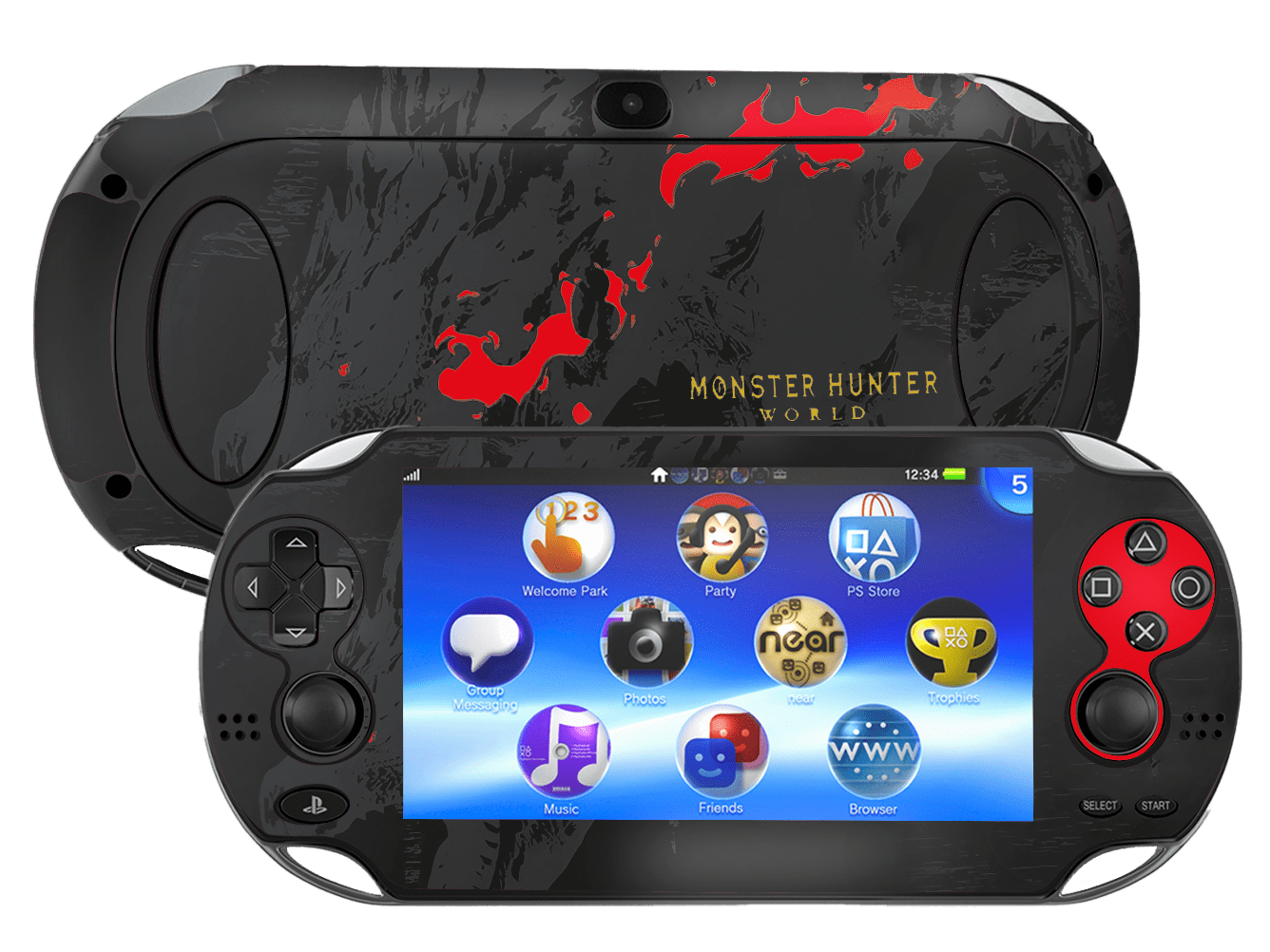 Monster Hunter Skin Playstation Portable PSVita Fat Xonebrand