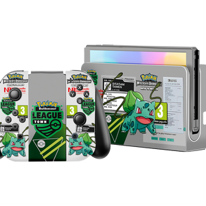 Pokemon Bullbasaur Nintendo Switch Oled (2021) Skin