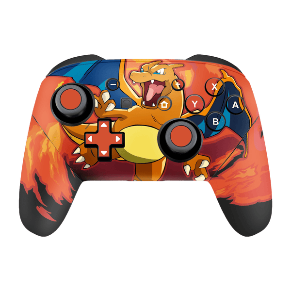 Pokemon Charizard Skin Nintendo Switch Pro Controller Xonebrand