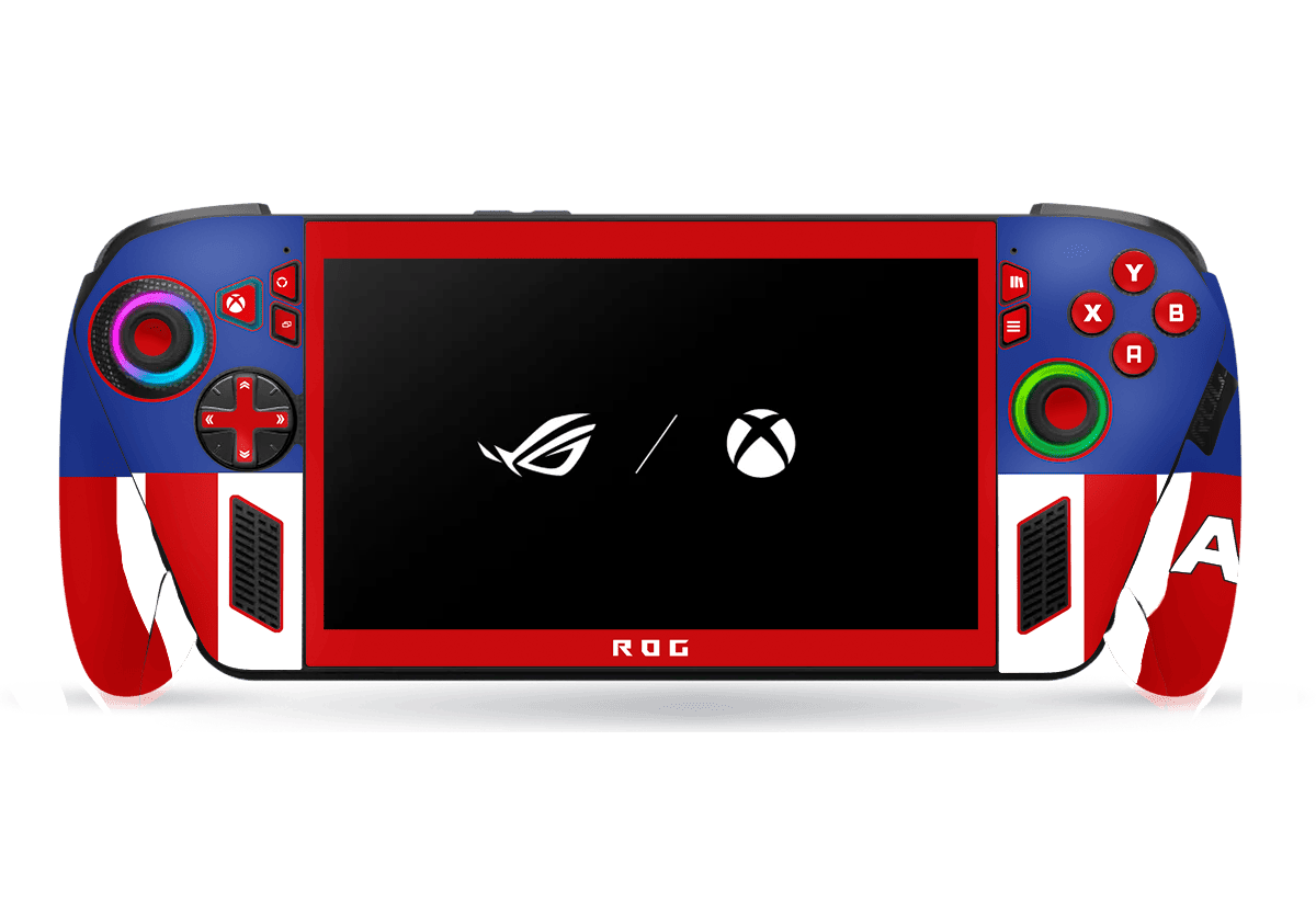 Captain America Asus ROG Xbox Ally Skin Xonebrand