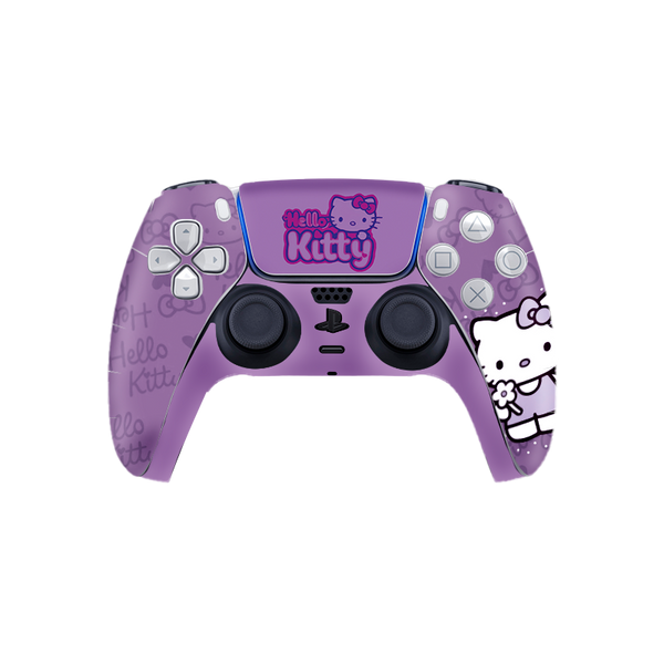 Hello Kitty Lila Skin Playstation 5 DualSense Full Xonebrand