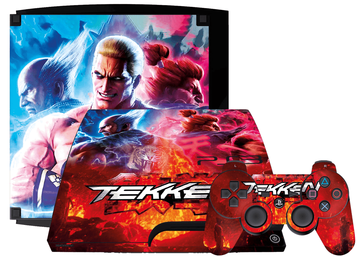 Tekken Skin Playstation 3 Slim Xonebrand