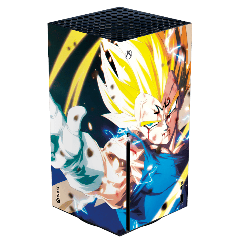 Dragon Ball Vegeta Xbox Series X Skin Xonebrand