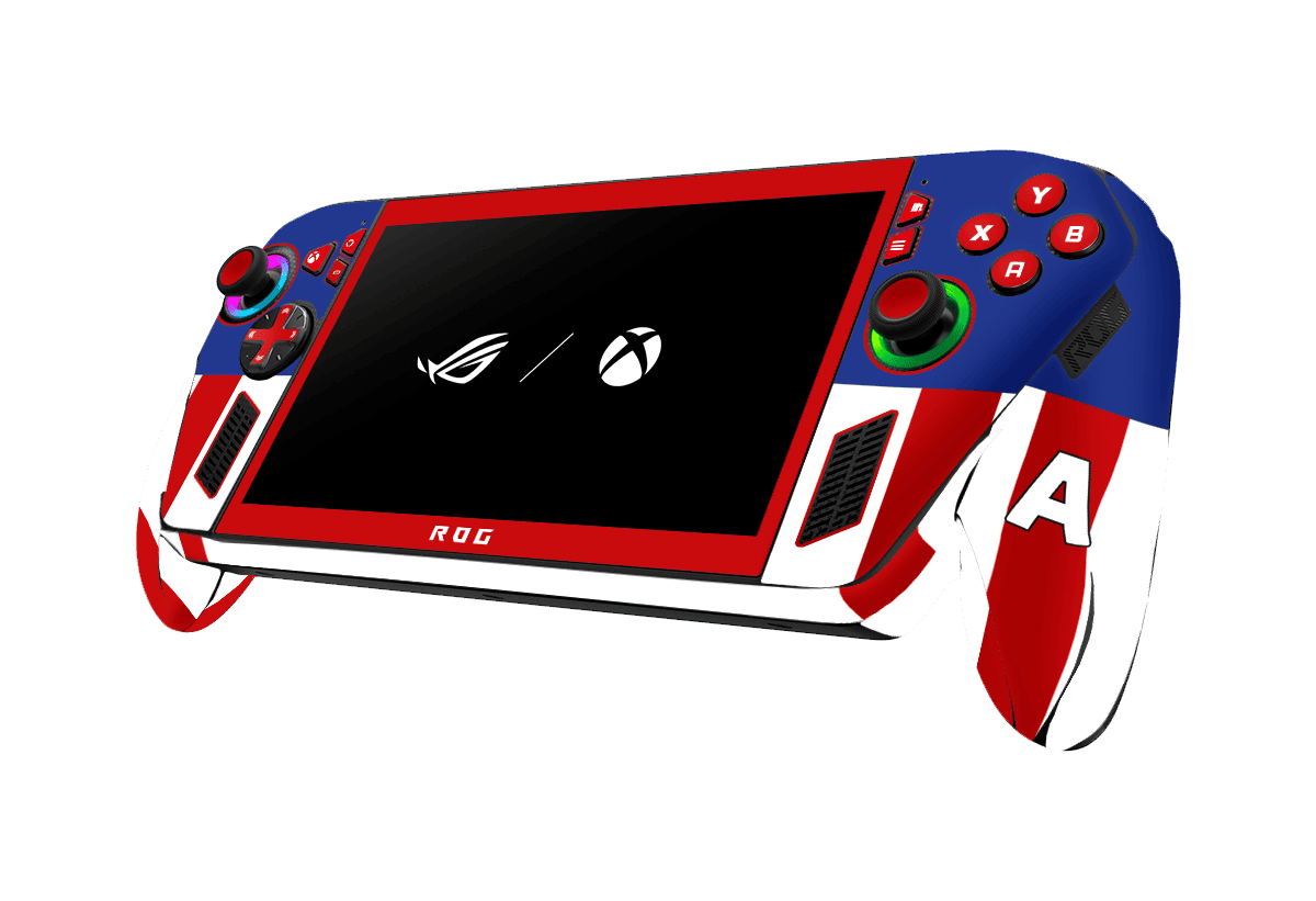 Captain America Asus ROG Xbox Ally Skin Xonebrand