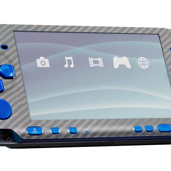 Fibra Carbono Gris Skin Playstation Portable (PSP)