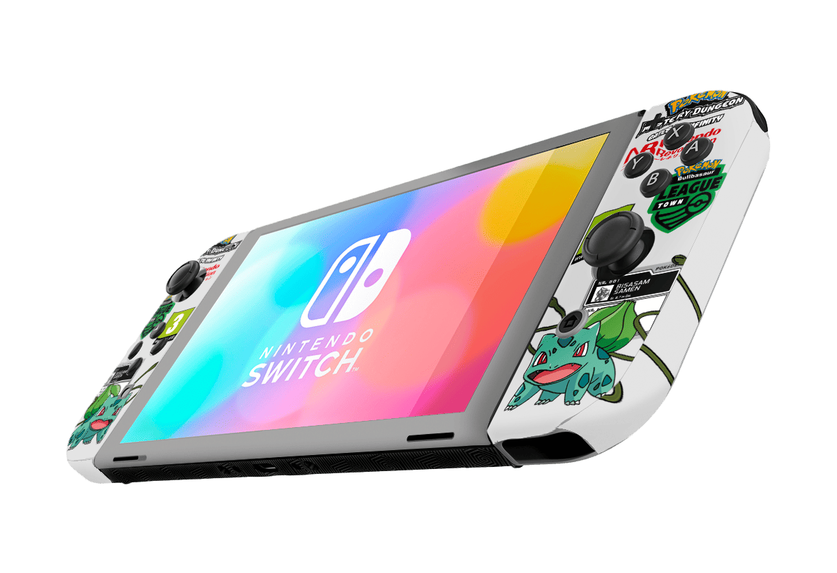 Pokemon Bullbasaur Nintendo Switch Oled (2021) Skin