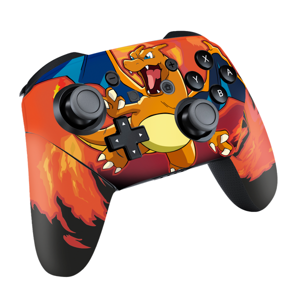 Pokemon Charizard Skin Nintendo Switch Pro Controller