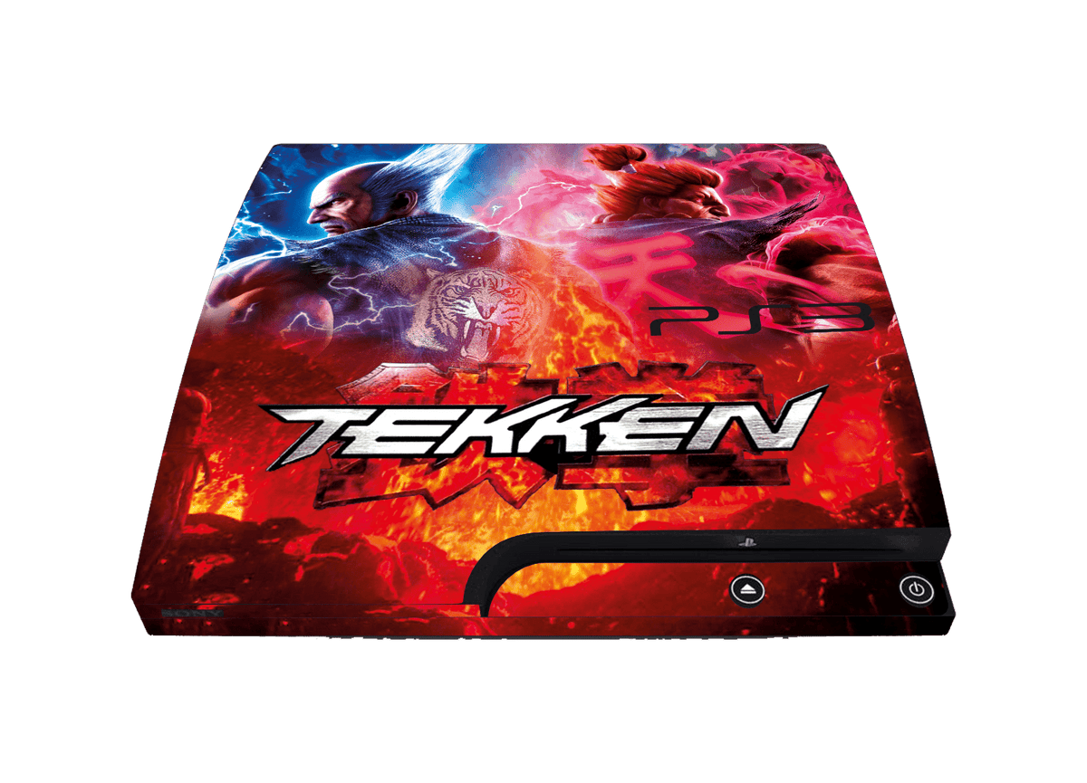 Tekken Skin Playstation 3 Slim Xonebrand