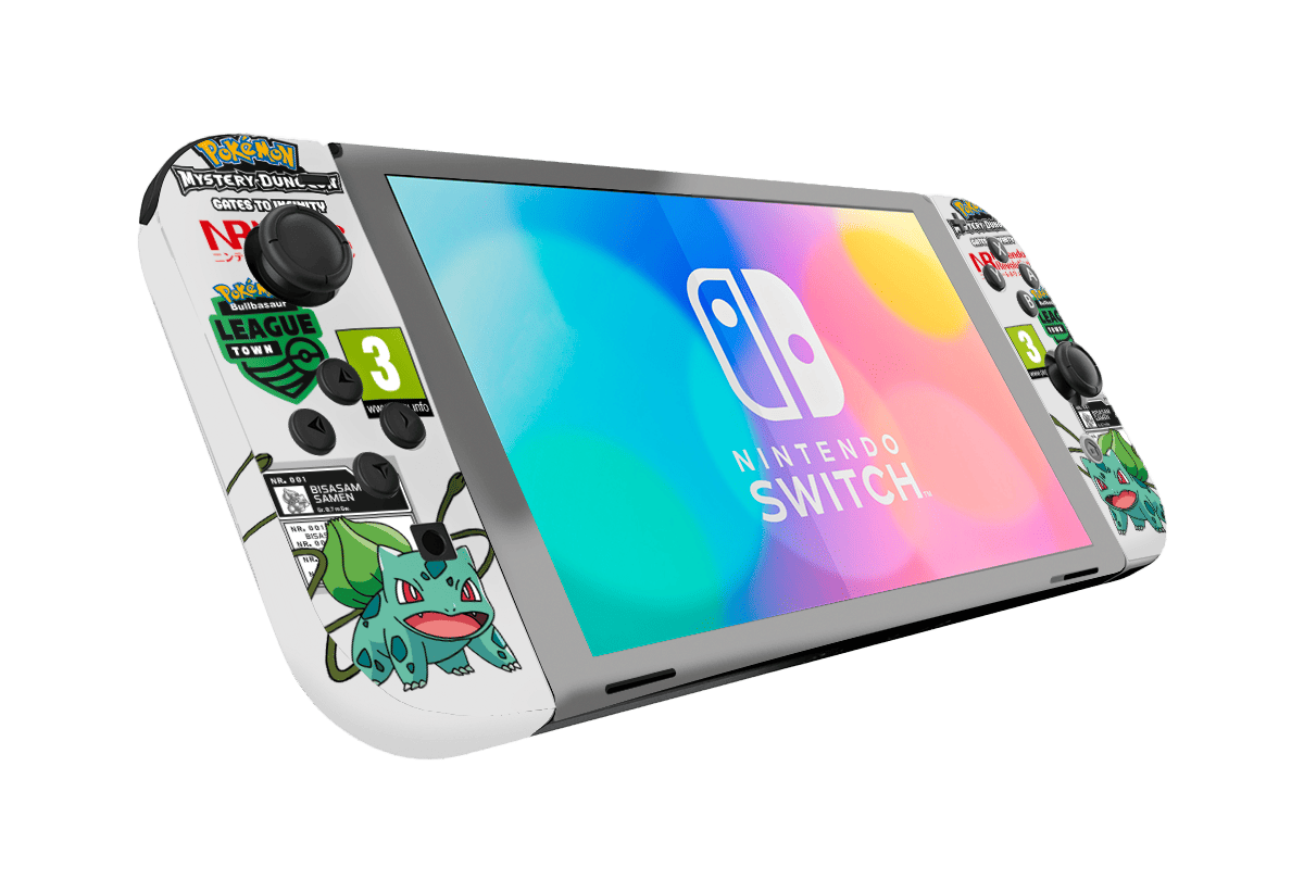 Pokemon Bullbasaur Nintendo Switch Oled (2021) Skin