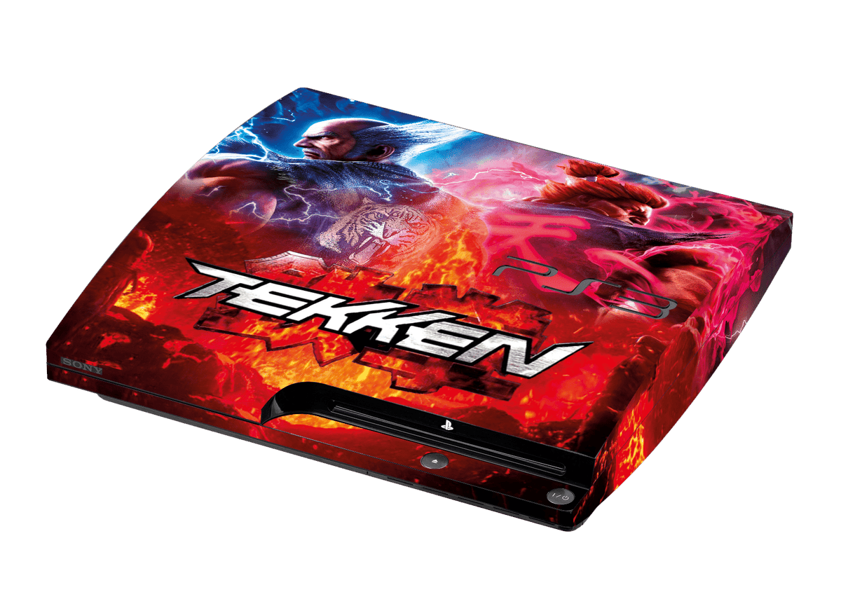Tekken Skin Playstation 3 Slim Xonebrand