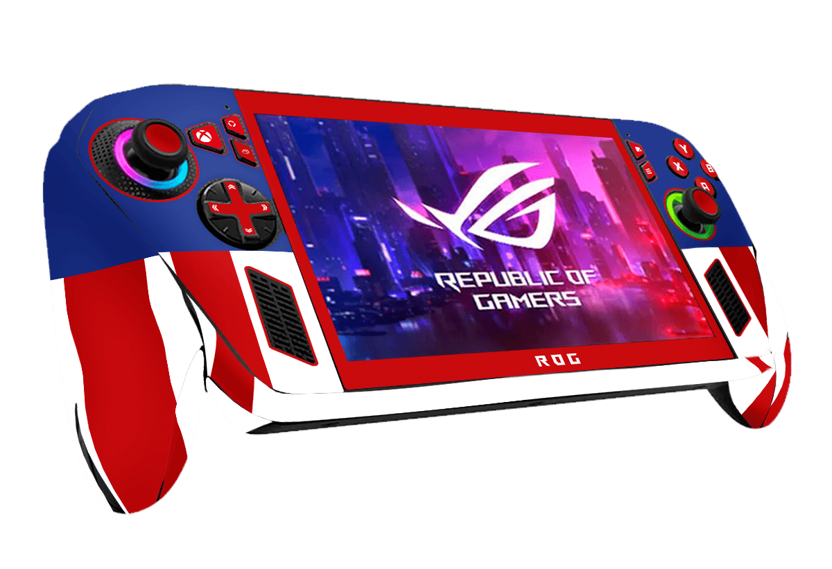Captain America Asus ROG Xbox Ally Skin Xonebrand
