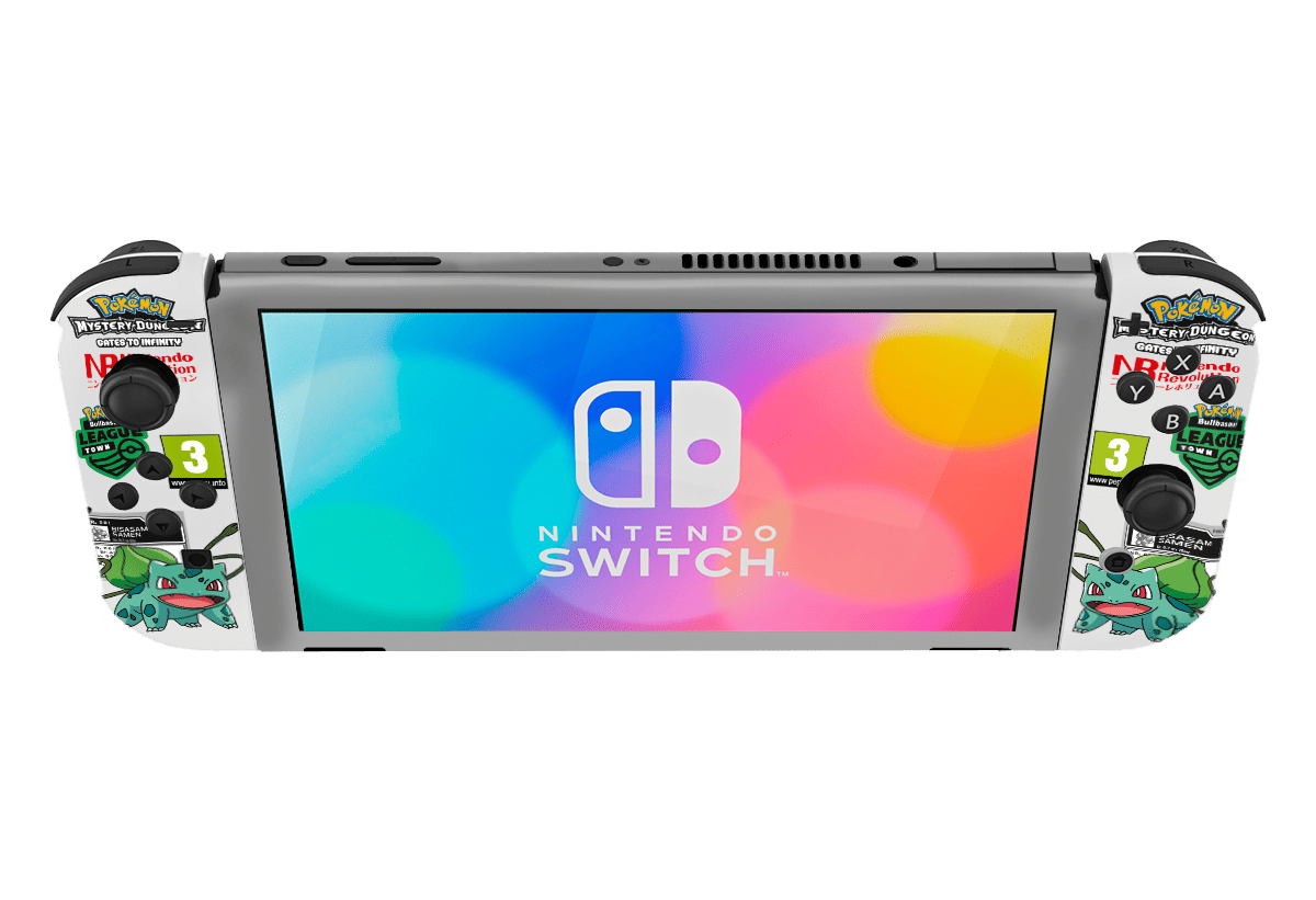 Pokemon Bullbasaur Nintendo Switch Oled (2021) Skin