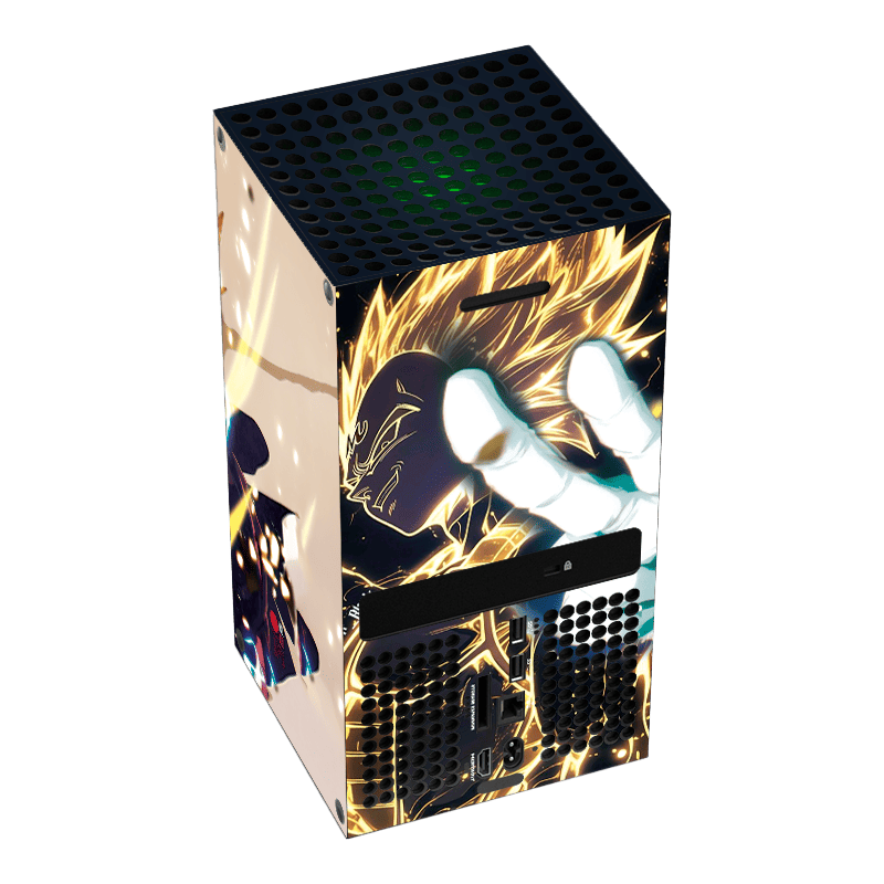 Dragon Ball Vegeta Xbox Series X Skin Xonebrand