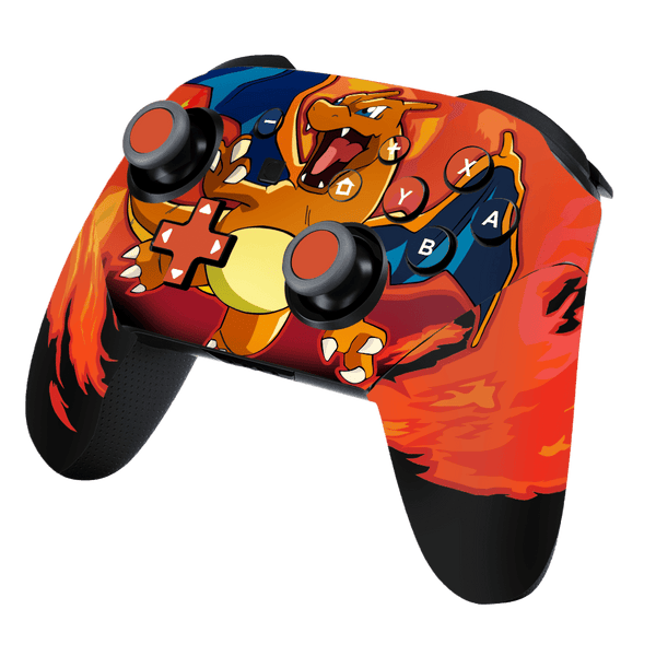 Pokemon Charizard Skin Nintendo Switch Pro Controller Xonebrand