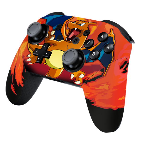 Pokemon Charizard Skin Nintendo Switch Pro Controller