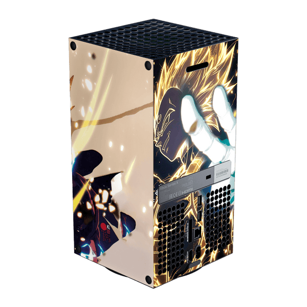 Dragon Ball Vegeta Xbox Series X Skin Xonebrand