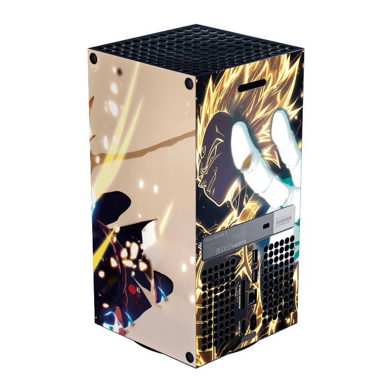Dragon Ball Vegeta Xbox Series X Skin Xonebrand