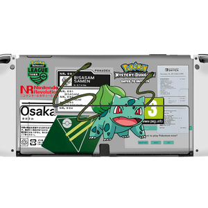 Pokemon Bullbasaur Nintendo Switch Oled (2021) Skin