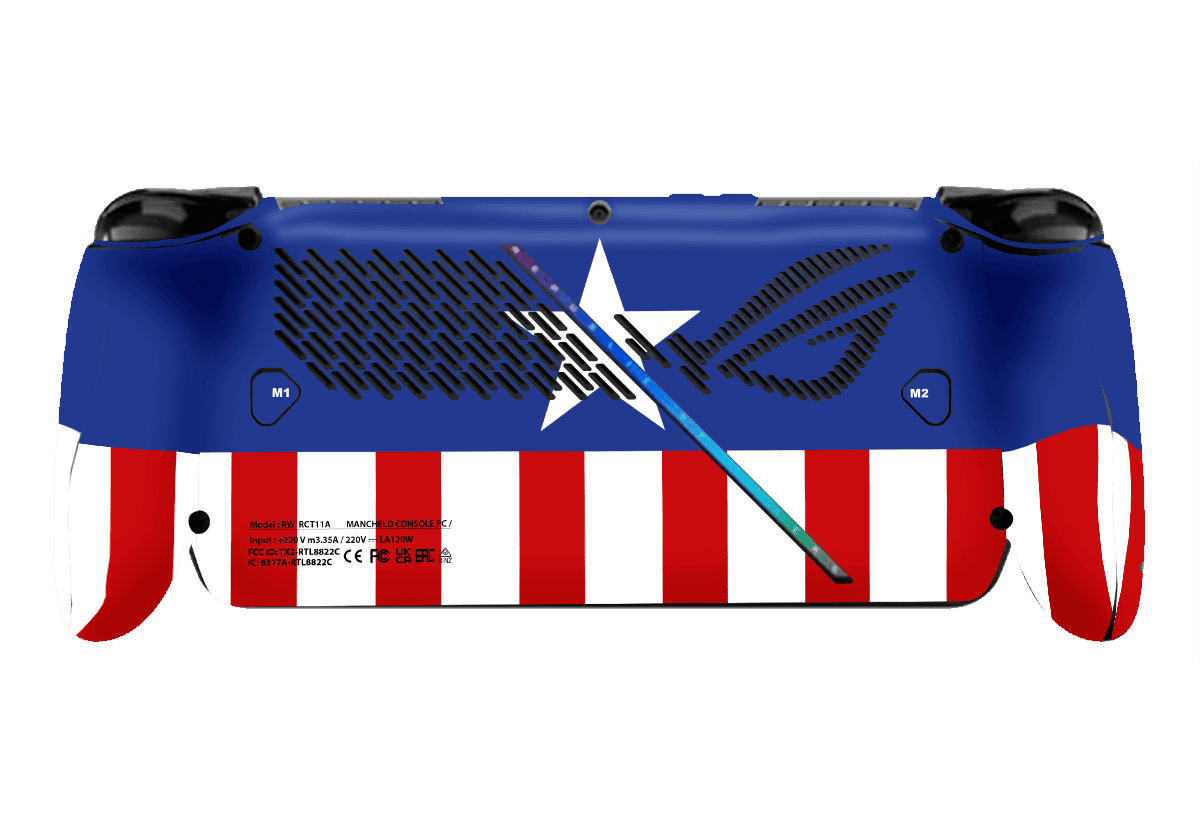 Captain America Asus ROG Xbox Ally Skin Xonebrand