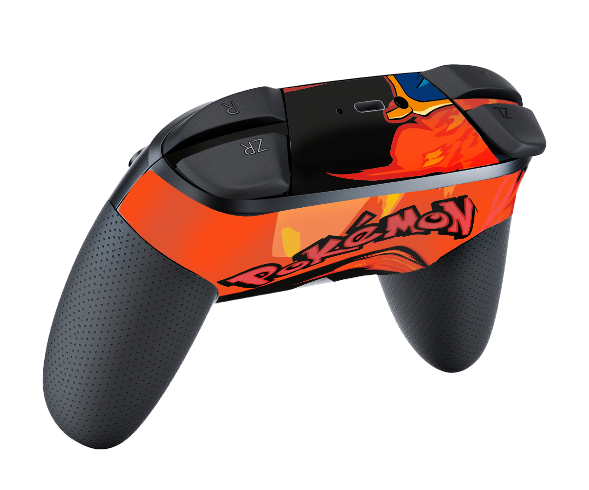 Pokemon Charizard Skin Nintendo Switch Pro Controller