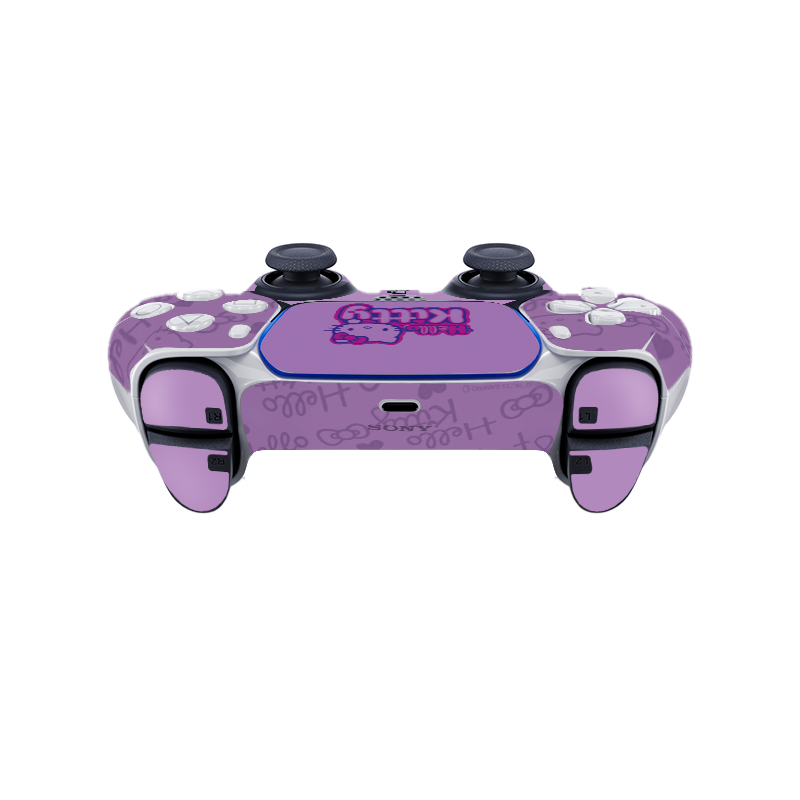 Hello Kitty Lila Skin Playstation 5 DualSense Full Xonebrand