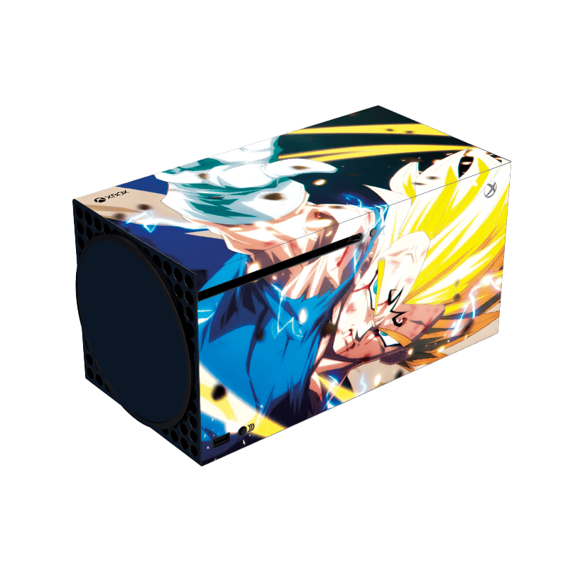 Dragon Ball Vegeta Xbox Series X Skin Xonebrand