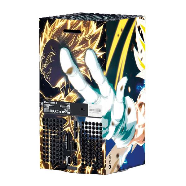 Dragon Ball Vegeta Xbox Series X Skin Xonebrand