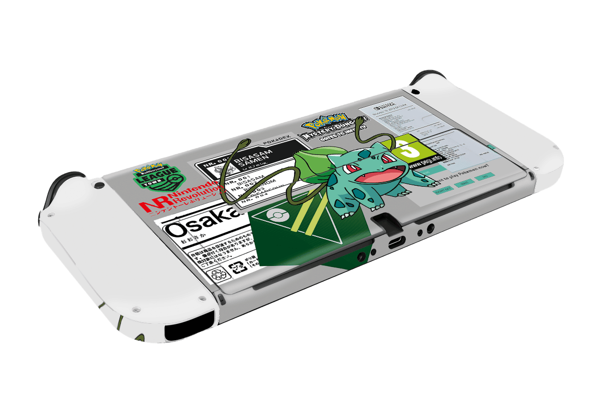 Pokemon Bullbasaur Nintendo Switch Oled (2021) Skin