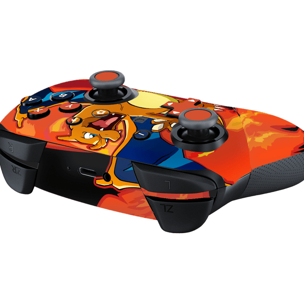 Pokemon Charizard Skin Nintendo Switch Pro Controller Xonebrand